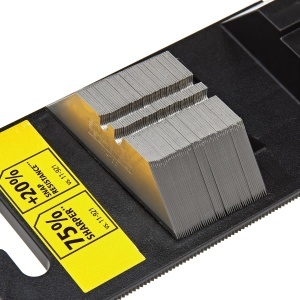 Cutite trapezoidale Stanley FatMax 0.65mm, 50 bucati, bruchfest 35kg - Img 3