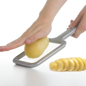 Cutter pentru cartofi fierti si mozzarella Westmark Rondex, gri, din aluminiu si otel inoxidabil - Img 5