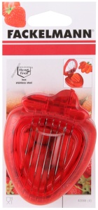 Cutter pentru Erdbeere Fackelmann, 7 lame, inox, rosusilver - Img 4