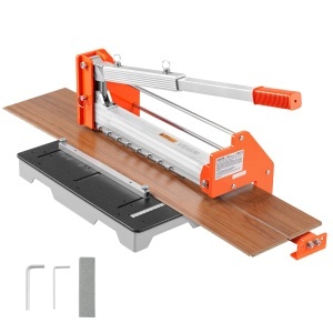 Cutter Vinyl VEVOR FC1601, 304,8 mm, 16 mm grosime, Aluminiu, Negru si Portocaliu