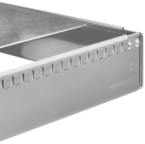 De Buyer 3013.20 - Cadru extensibil din otel inoxidabil 20 x 20 x 5 cm pana la 37 x 37 x 5 cm, gri - Img 4