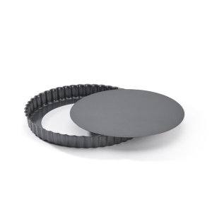 DE BUYER 470624 Buyer Tort, otel inoxidabil, negru, 23,2 x 23 x 3,2 cm - Img 4