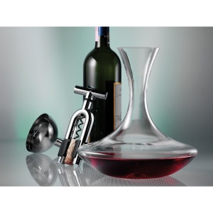 Decantor vin WMF 1,5l, sticla, design elegant, cu hohlboden - Img 6