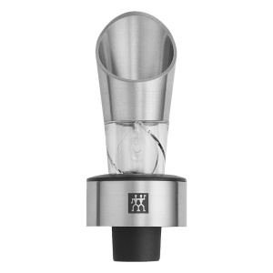 Decantor vin Zwilling Sommelier, 13 cm, otel inoxidabil, cu dop - Img 2