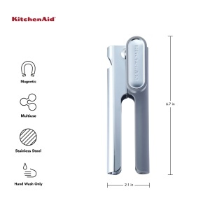 Deschizator de conserve KitchenAid, multifunctional, ergonomic, gri - Img 4