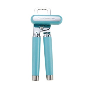 Deschizator de conserve si sticle KitchenAid Gourmet, 21.6 cm, Aqua Sky