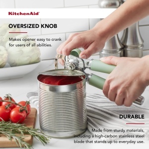 Deschizator multifunctional KitchenAid, 21.6 cm, culoare pistachie - Img 4