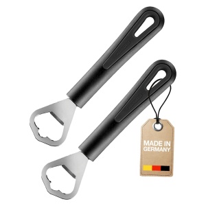 Desfacator sticle Westmark Gentle, set 2 bucati, otel inoxidabil si plastic, negru