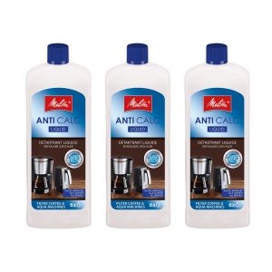Detartrant Melitta Anti Calc - 3 x 250ml, pentru filtre si ceainice
