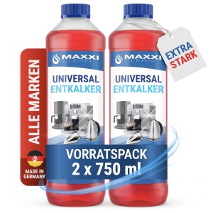 Detartrant Universal Maxxi Clean 2x 750 ml pentru Espresoare si Aparate de Cafea
