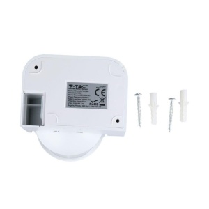 Detector de miscare infrarosu V-TAC 1354, 180, alb, IP44 - Img 12