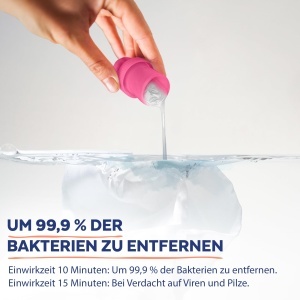 Detergent de rufe Sagrotan Wasche-Hygienespuler Sensitiv, 5 x 1,2 l, Fara parfum - Img 9