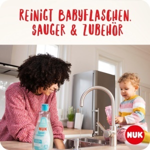 Detergent pentru biberoane NUK 500ml Fara parfum pH neutru - Img 2