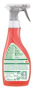 Detergent pentru grasimi Frosch Grapefruit, 0,5 l, natural si eficient - Img 3