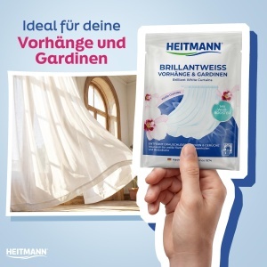 Detergent pentru Tesaturi HEITMANN Brillantwei 50 g Eliminare Grauschleier si Nikotin - Img 3