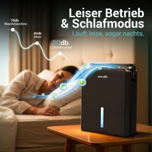 Dezumidificator electric SereneLife 2,3 L, compact, silentios, negru - Img 7