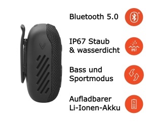 Difuzoare portabile Bluetooth JBL Wind 3S - Img 3