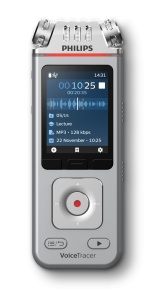 Diktier cu microfoane HiFi Philips DVT4115, 8GB, rec. MP3PCM
