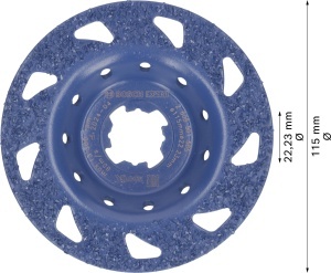 Disc de slefuire Bosch EXPERT Multi Material, 115 mm, Carbide, pentru lemn - Img 3