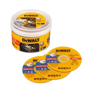 Disc de taiere inox Dewalt DT20598-QZ 125 x 1,0 mm, 50 bucati