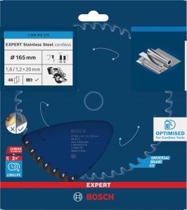 Disc Saw Bosch EXPERT pentru taiere inox, 165mm, tehnologie Carbide - Img 2