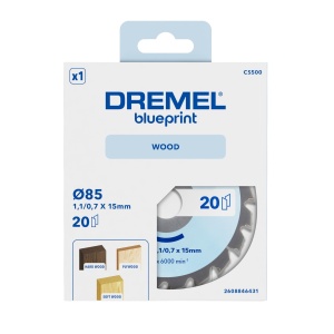 Disc Saw Dremel Blueprint CS500 85mm, Carbide, 25.4mm adancime - Img 2