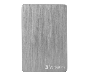 Discul extern Verbatim STORENGO ALU Slim 1TB USB 3.2, aluminiu - Img 2