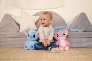 Disney Lilo and Stitch, figurina de plus de 25cm, jucarie de plus, jucarie de plus, pentru copii din primele luni de viata - Img 7