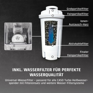 Dispenser de apa fierbinte Caso HW 660, 2.7L, 2600W, inox - Img 9