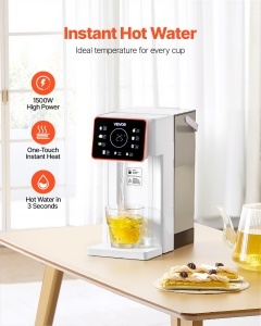 Dispenser de apa fierbinte VEVOR Y1, 3L, touchscreen, 6 temperaturi - Img 2
