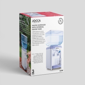 Dispenser de apa Jocca cu rezervor de 7 litri, racire 10-15C, alb-lila - Img 8