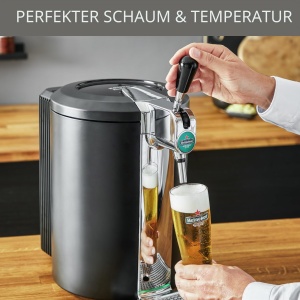 Dispenser de bere Krups Beertender VB450E10, 5 l, negru, design modern - Img 3