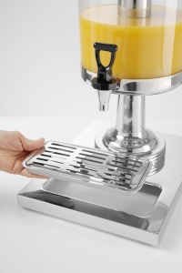 Dispenser de sucuri HENDI 8L cu robinet antitampire, inox si policarbonat - Img 5