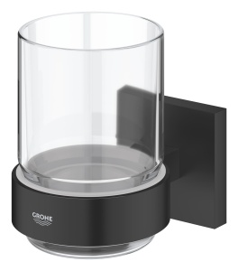 Dispenser pentru Cristal GROHE Start Cube, montare usoara, negru mat - Img 2