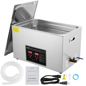 Dispozitiv de curatare cu ultrasunete VEVOR, 30 L, 600 W, inox