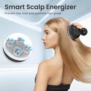 Dispozitiv de Masaj pentru Scalp COMFIER, 4 Capete, Reincarcabil, Waterproof - Img 8