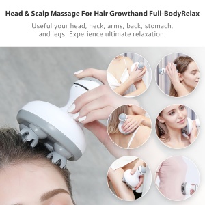 Dispozitiv de Masaj pentru Scalp COMFIER, Wireless, 4 Moduri, Waterproof - Img 3