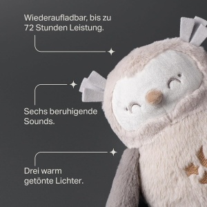 Dispozitiv de Somn pentru Bebei Tommee Tippee OllieEule, 6 Sunete Relaxante, USB Reincarcabil - Img 5