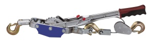 Dispozitiv de Tragere Manual KERBL, 4 tone, cu Frana, din Otel Zincat