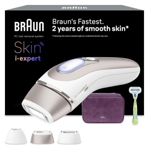 Dispozitiv IPL pentru Epilare Braun Skin iexpert 7, AlbRoz, 5 Ani Garantie