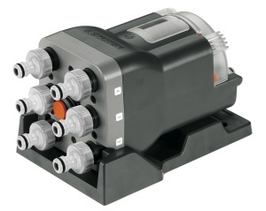Distribuitor de apa automat Gardena 1197-20, 6 cai, utilizare flexibila, pentru presiune joasa