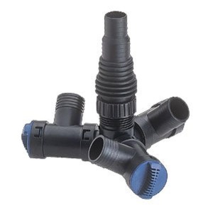 Distribuitor de apa Oase Multi WD, 1 inch, negru, cu functie de distribuitor dublu - Img 3