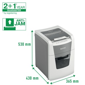 Distrugator de documente Leitz IQ Autofeed, 100 foi, 34L, silentios - Img 4
