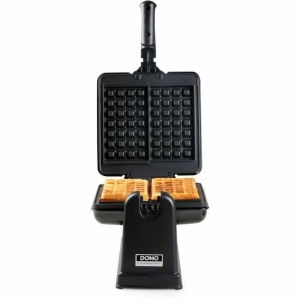 DOMO DO9224W Waffle Maker - Aparat dublu de vafe pentru vafe belgiene - Acoperire antiaderenta - 1400W - Negru - Img 6