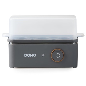 DOMO DO9283EK Egg Cooker pentru pana la 6 oua 'Wood You' - 400 W - gri mat - Img 6