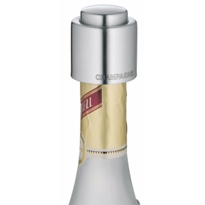 Dop de sampanie WMF Clever&More cu inscriptie 3,5 cm, dop de sampanie, dop de sticle de sampanie, otel inoxidabil Cromargan mat, dop de sticla - Img 2