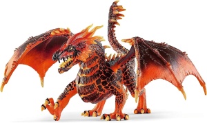 Dragon de Lava Schleich ELDRADOR 70138, 20 x 14 x 15 cm, cu aripi mobile - Img 1