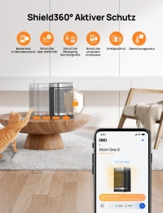 Dreo Heater314S Incalzitor Electric 1500W Termostat Digital Oscilatie 70deg Compatibil Alexa si Google Assistant - Img 4