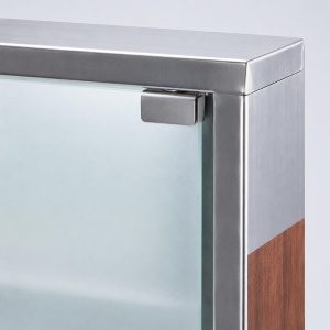 Dulap medical EMERGENCY din inox si sticla satinata, 3 compartimente, 45 x 30 x 12 cm - Img 9