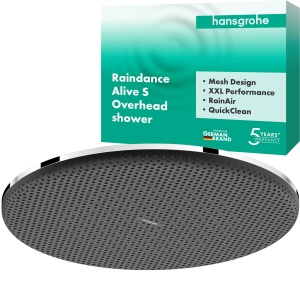 Dus cu efect de ploaie hansgrohe Raindance Alive S 300 mm, crom, 1 tip de jet